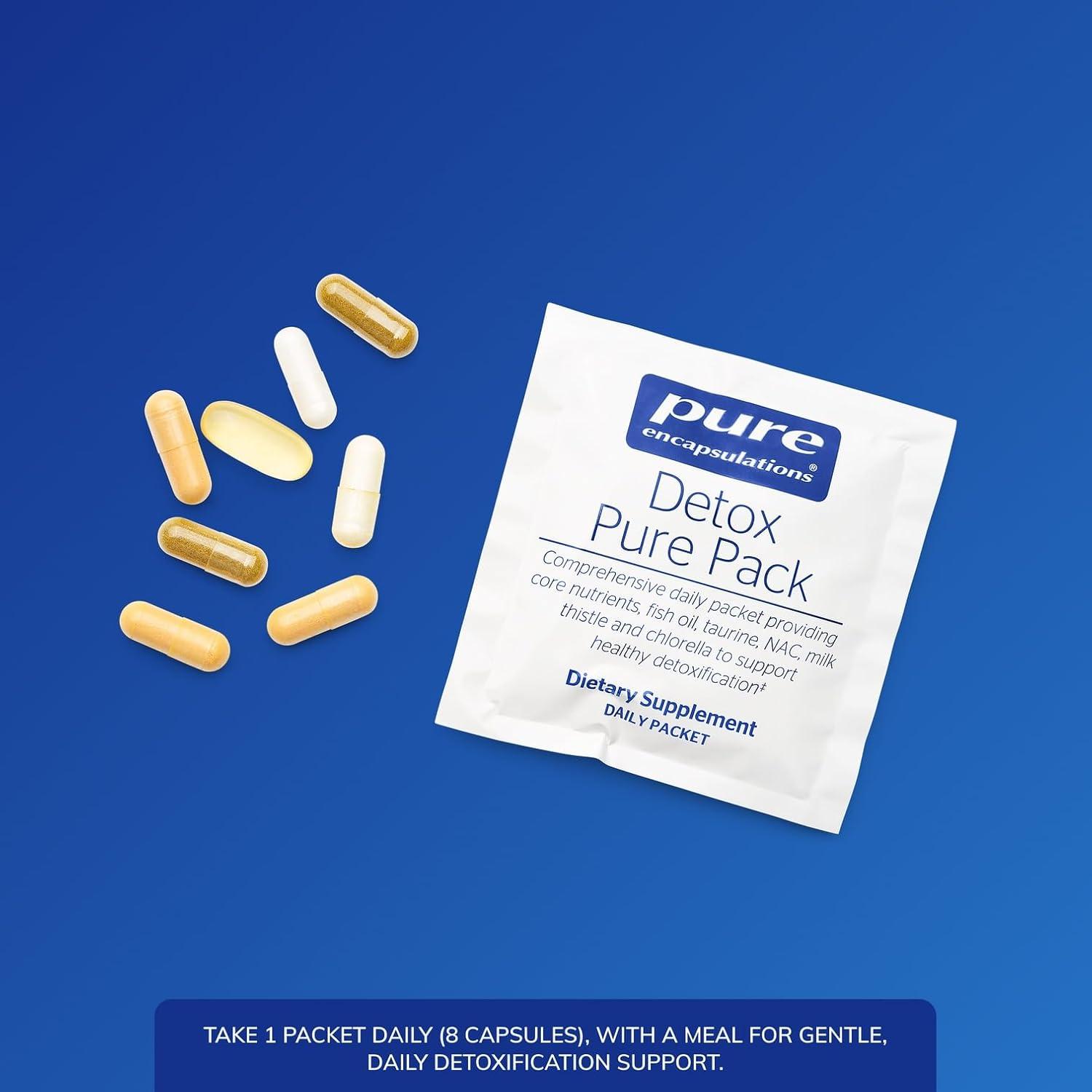 image:imagePure Encapsulations Detox Pure Pack Daily Packet With Metafolin L5MTHF 30 Packets