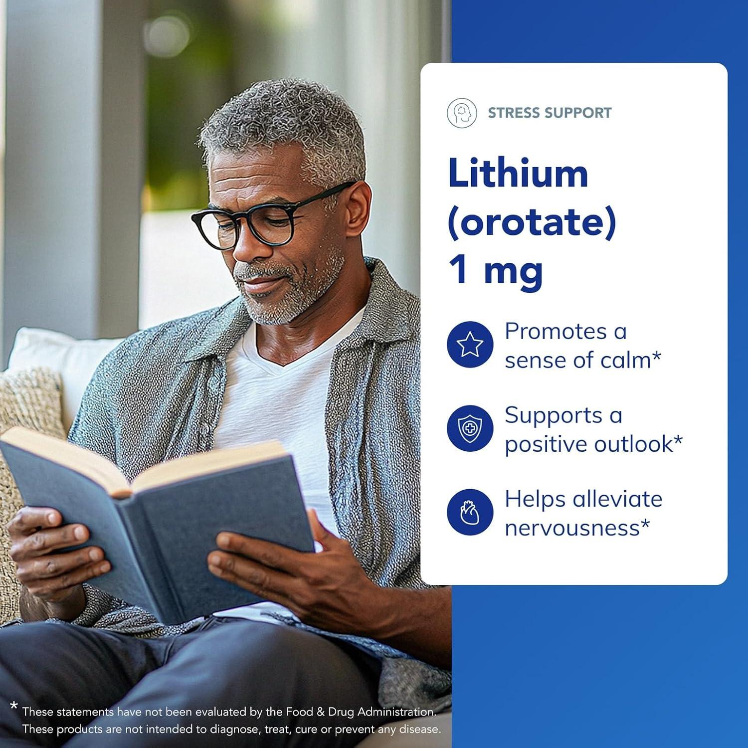 image:imagePure Encapsulations Lithium Orotate 1 mg Support for Calmness and Behavior 90 Capsules