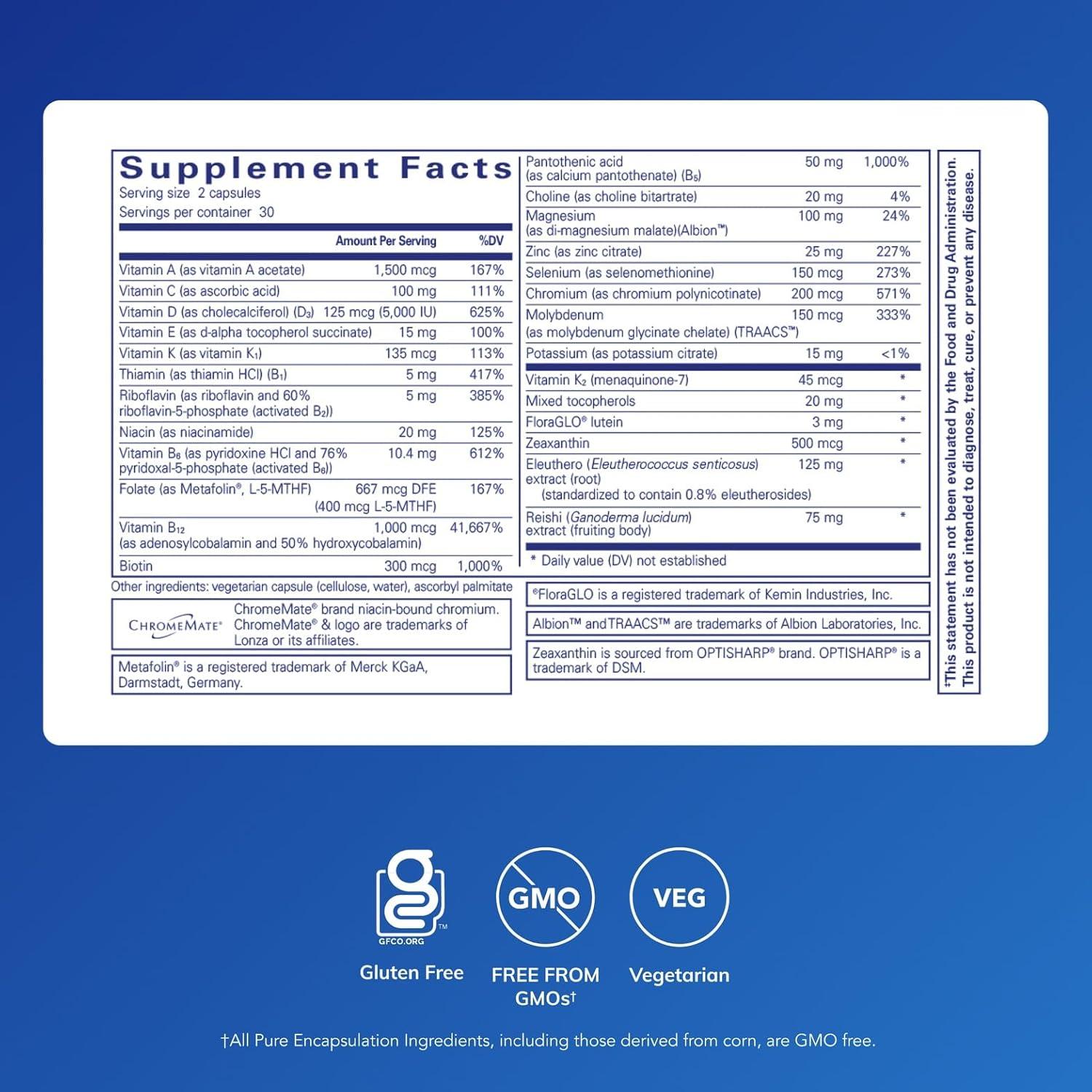 image:imagePure Encapsulations PureResponse Multivitamin Support for Immune Balance and Responsiveness 60 Capsules
