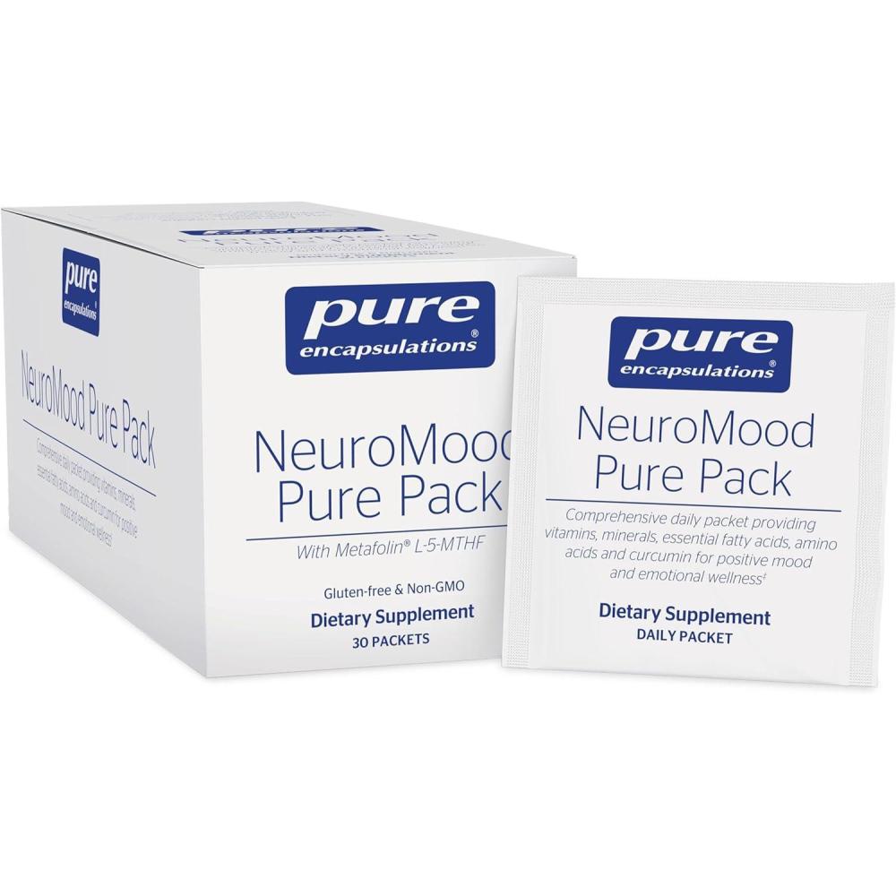 image:imagePure Encapsulations NeuroMood Pure Pack Comprehensive Dietary Supplement for Healthy Neurotransmitter Function 30 Packets