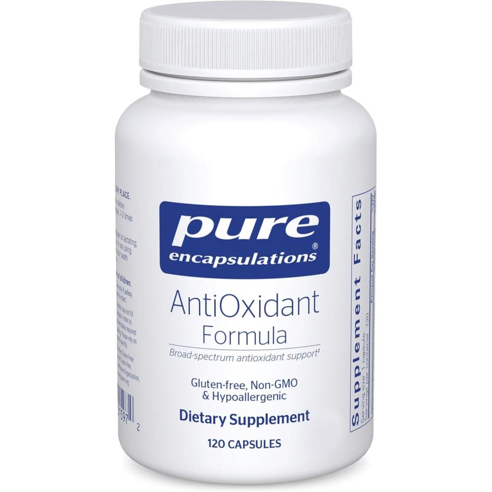 image:imagePure Encapsulations AntiOxidant Formula Broad Spectrum Antioxidant Support 120 Capsules120 Count Pack of 1