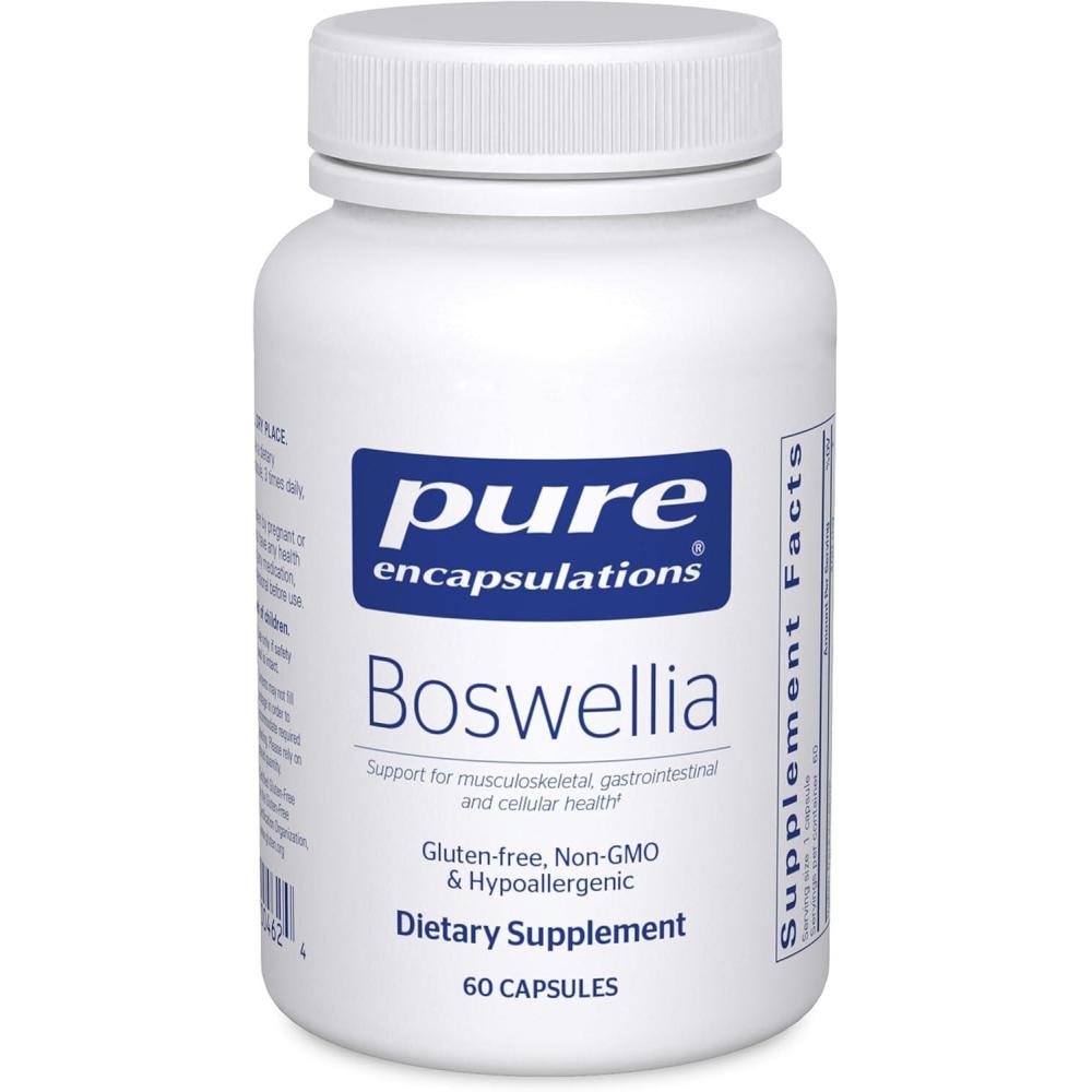 image:imagePure Encapsulations Boswellia Supplement  for Joint Health GI amp Connective Tissue  Supports Healthy Joints amp Digestive Health  NonGMO amp Vegan  120 Capsules60 Count Pack of 1