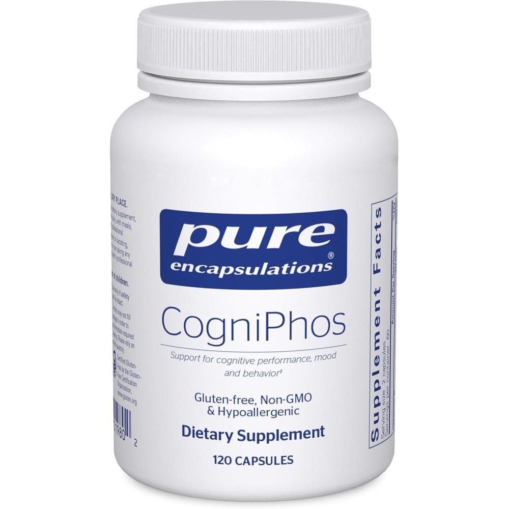 image:imagePure Encapsulations CogniPhos Neuronal Support for Cognitive Performance and Behavior 120 Capsules