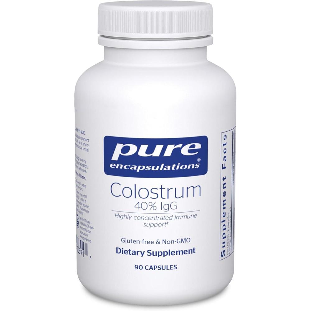 image:imagePure Encapsulations Colostrum 40 IgG Highly Concentrated Immune Support 90 Capsules90 Count Pack of 1