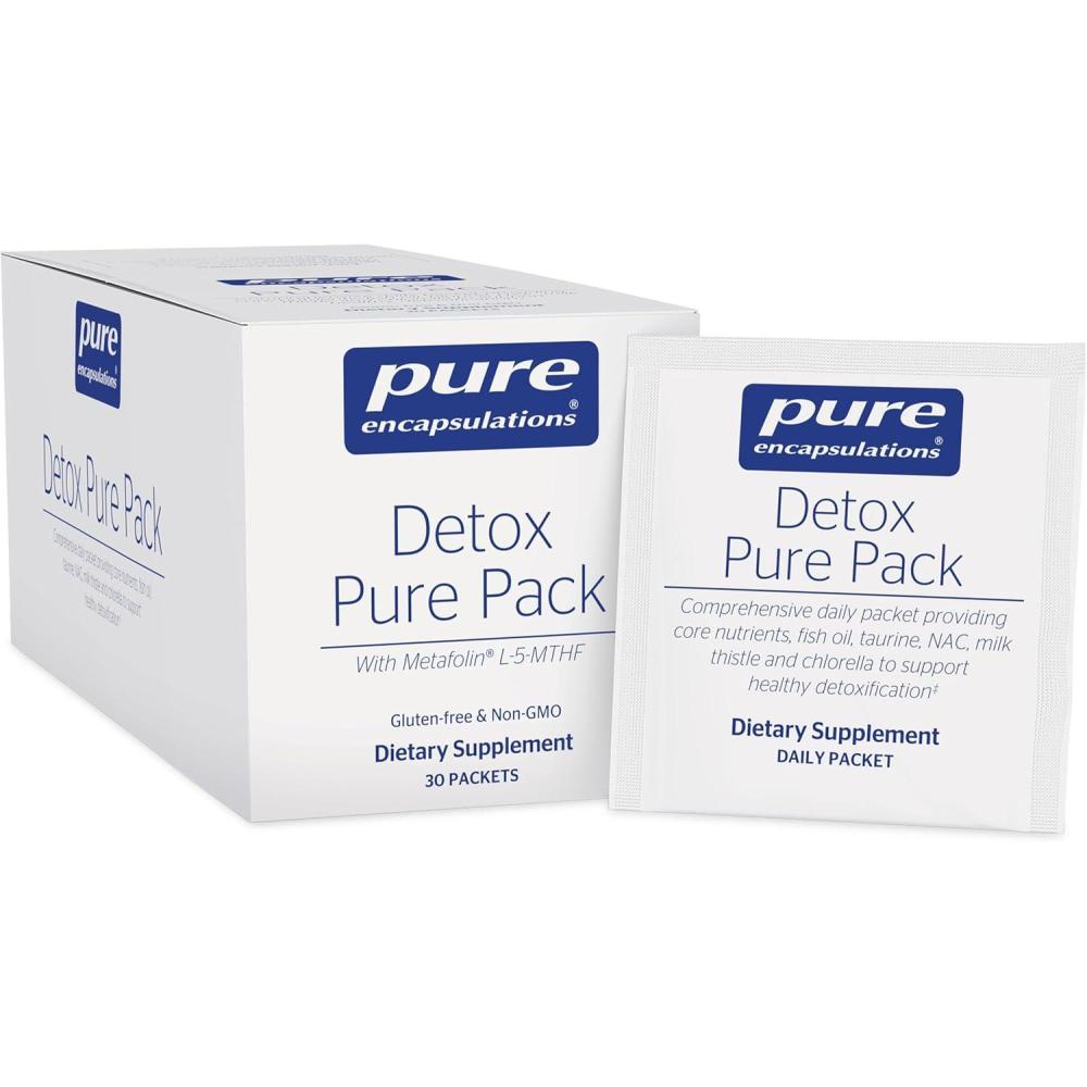 image:imagePure Encapsulations Detox Pure Pack Daily Packet With Metafolin L5MTHF 30 Packets