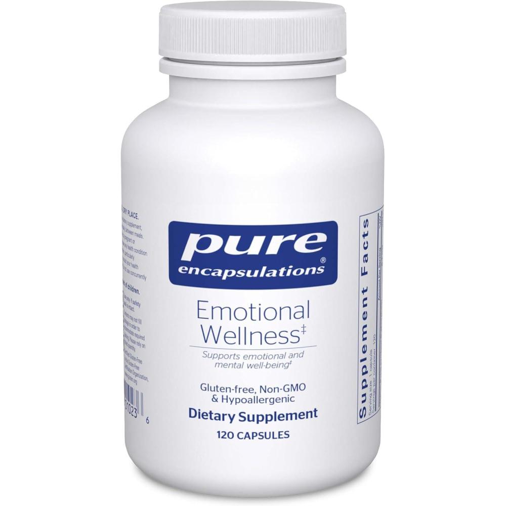 image:imagePure Encapsulations Emotional Wellness Support for Occasional Stress 60 Capsules120 Count Pack of 1