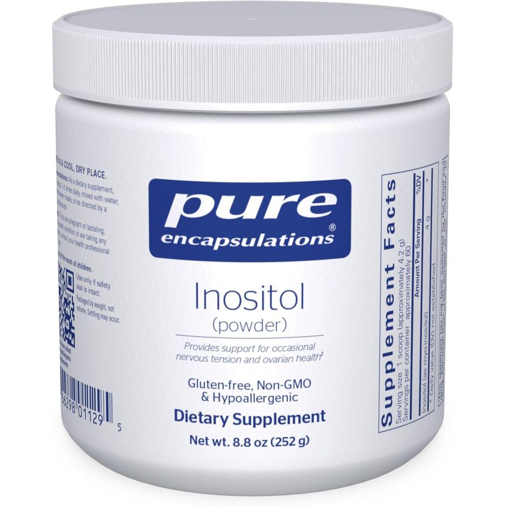 image:imagePure Encapsulations Inositol Powder Supplement to Support Energy Nervous System amp Ovarian Function with MyoInositol 88 Ounces