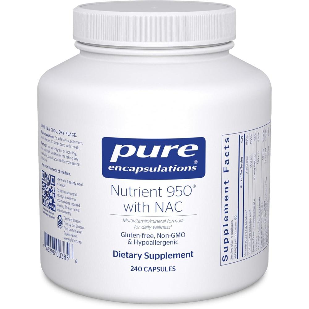 image:imagePure Encapsulations Nutrient 950 with NAC Helps Provide Additional Immune Support 240 Capsules