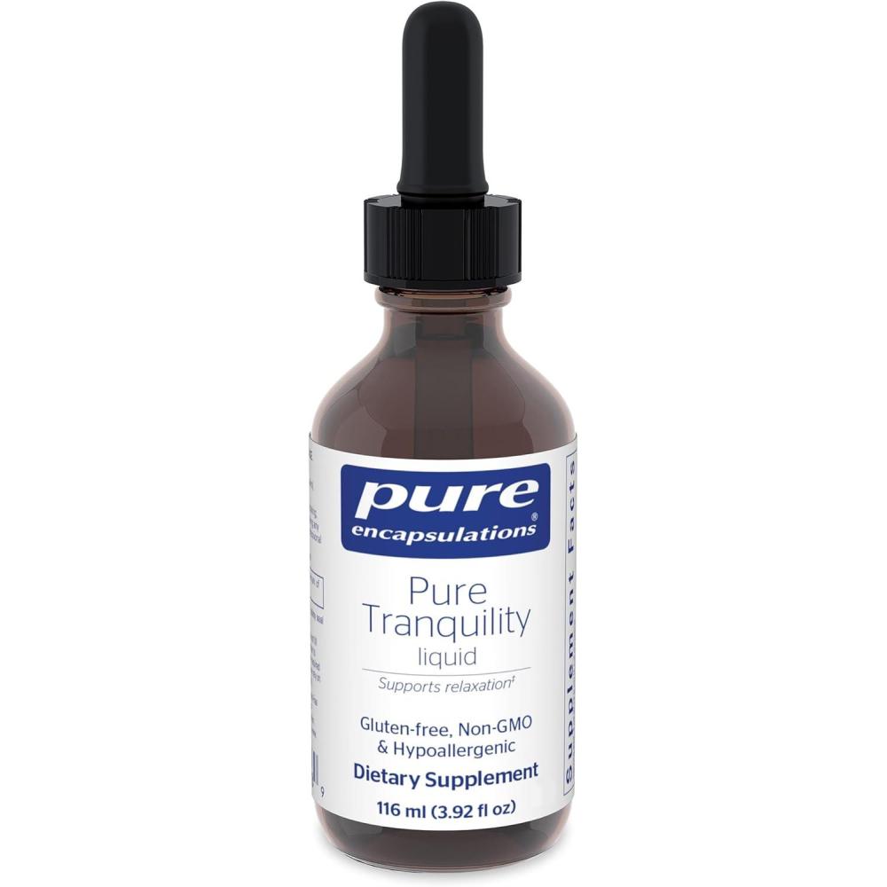 image:imagePure Encapsulations Pure Tranquility Liquid Hypoallergenic Supplement to Support Relaxation and Moderate Occasional Stress 392 fl oz