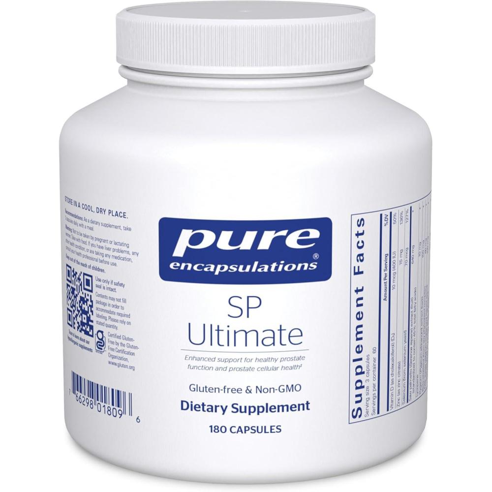 image:imagePure Encapsulations SP Ultimate Enhance Support for Healthy Prostate Function and Prostate Cellular Health 90 Capsules180 Count Pack of 1