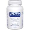 Pure Encapsulations Ginkgo 50 160 mg | Ginkgo Biloba Supplement to Support Oxygen, Blood Circulation, and Mild Memory Problems Associated with Aging* | 120 Capsules