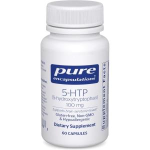 Pure Encapsulations 5-HTP 100 mg – Brain Health, Sleep Regulation & Appetite Support* – 5-Hydroxytryptophan – Gluten Free & Non-GMO – 180 Capsules(60 Count (Pack of 1))