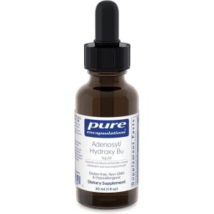 Pure Encapsulations Adenosyl/Hydroxy B12 Liquid 30 mL – Supports Energy Metabolism & Neurological Health* – for Brain Support* – Gluten Free – Vegan – 1 Fl Oz