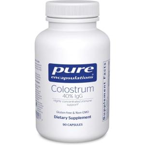 Pure Encapsulations Colostrum | 40% IgG Highly Concentrated Immune Support | 90 Capsules(90 Count (Pack of 1))