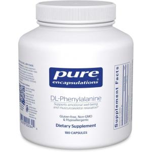 Pure Encapsulations DL-Phenylalanine | Amino Acid Supplement for Memory and Focus, Joints, Muscles, and Cognitive Support* | 180 Capsules(180 Count (Pack of 1))