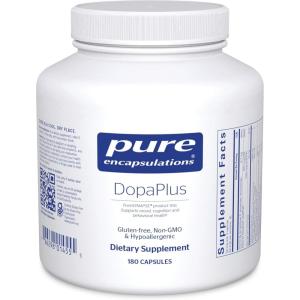 Pure Encapsulations DopaPlus – Supports Dopamine Production – for Daily Brain Function* – with Folate, Vitamin B6 & L-5-MTHF – Non-GMO & Vegan – 180 Capsules