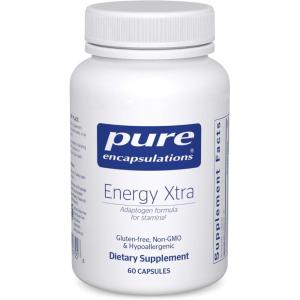 Pure Encapsulations Energy Xtra | Adaptogen Formula for Stamina* | 120 Capsules(60 Count (Pack of 1))