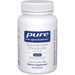 Pure Encapsulations Glucosamine Chondroitin with MSM – Supports Joint Health & Normal Cartilage Formation* – Maintains Enzyme Activity – Gluten-Free & Non-GMO – 240 Capsules(60 Count (Pack of 1))