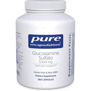 Pure Encapsulations Glucosamine Sulfate 1,000 mg | Supplement for Joint Support and Mobility, Cartilage Health, and Connective Tissue* | 360 Capsules(360 Count (Pack of 1))