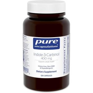 Pure Encapsulations Indole-3-Carbinol 400 mg | Supports Healthy Breast, and Cervical Cell Function | 120 Capsules(1 Count (Pack of 120))