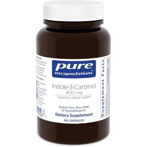 Pure Encapsulations Indole-3-Carbinol 400 mg | Supports Healthy Breast, and Cervical Cell Function | 120 Capsules(60 Count (Pack of 1))