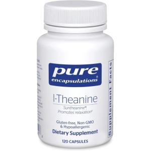 Pure Encapsulations L-Theanine – Amino Acid Supplement to Support Relaxation, Stress & Nervous System – 60 Capsules(120 Count (Pack of 1))