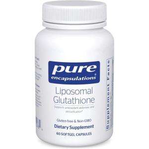 Pure Encapsulations Liposomal Glutathione – Immune Support & Liver Detox* – Antioxidant Protection – with Setria Glutathione – Non-GMO – 60 Softgel Capsules(60 Count (Pack of 1))