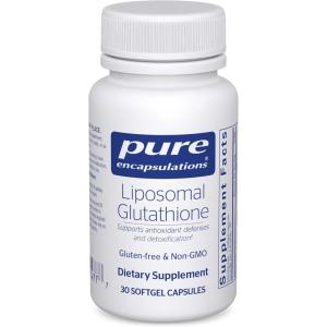Pure Encapsulations Liposomal Glutathione – Immune Support & Liver Detox* – Antioxidant Protection – with Setria Glutathione – Non-GMO – 60 Softgel Capsules(30 Count (Pack of 1))