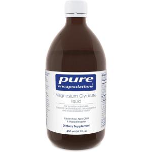 Pure Encapsulations Magnesium Glycinate Liquid – Supports Bone Health & Heart Health* – Vegan, Gluten Free & Non-GMO – 16.2 fl oz(16.2 Fl Oz (Pack of 1))
