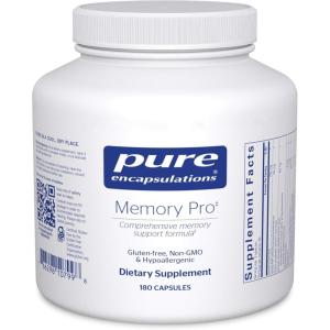 Pure Encapsulations Memory Pro | Comprehensive Memory Support Formula | 90 Capsules(180 Count (Pack of 1))
