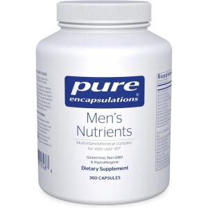 Pure Encapsulations Men’s Nutrients – Multivitamin Mineral Supplement to Support Energy, Endurance & Stamina in Men Over 40* – with Vitamin D, Vitamin C & Trace Minerals – 180 Capsules(360 Count (Pack of 1))