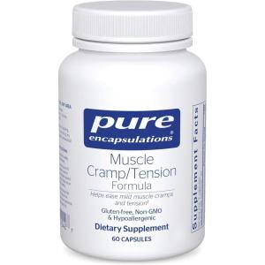 Pure Encapsulations Muscle Cramp/Tension Formula | Hypoallergenic Supplement to Reduce Occasional Muscle Cramps/Tension and Promote Relaxation | 60 Capsules(60 Count (Pack of 1))
