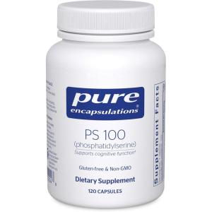 Pure Encapsulations PS 100 | Phosphatidylserine Amino Acid Supplement for Brain and Memory* | 120 Capsules(120 Count (Pack of 1))