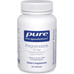 Pure Encapsulations Pregnenolone 10 mg – Support Memory & Hormone Balance* – Hormone Precursor – Gluten Free & Non-GMO – 60 Capsules(60 Count (Pack of 1))