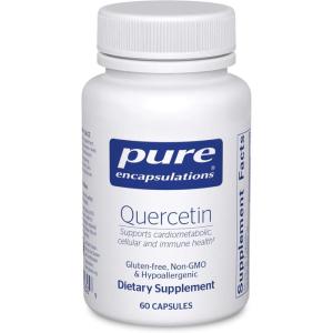 Pure Encapsulations Quercetin – 500 mg – Immune Support, Cellular Health & Heart Health – Antioxidant Supplement – Gluten Free & Non-GMO – 120 Capsules(60 Count (Pack of 1))