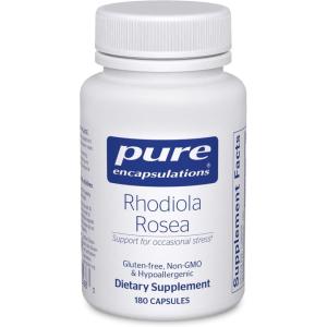 Pure Encapsulations Rhodiola Rosea – for Occasional Stress, Endurance & Fatigue Relief* – with Adaptogens – Gluten Free & Vegan – 180 Capsules(180 Count (Pack of 1))