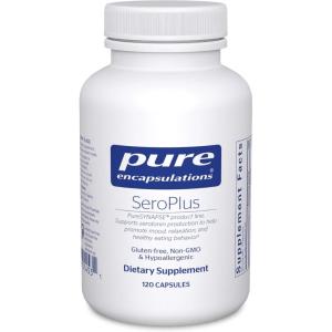 Pure Encapsulations SeroPlus | Hypoallergenic Serotonin Support to Support Moderate Occasional Stress | 120 Capsules(Standard Packaging)