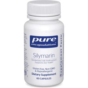 Pure Encapsulations Silymarin – 250 mg Milk Thistle Per Capsule – Liver Health Support – Antioxidants Supplement – Non-GMO & Vegan – 120 Capsules(60 Count (Pack of 1))