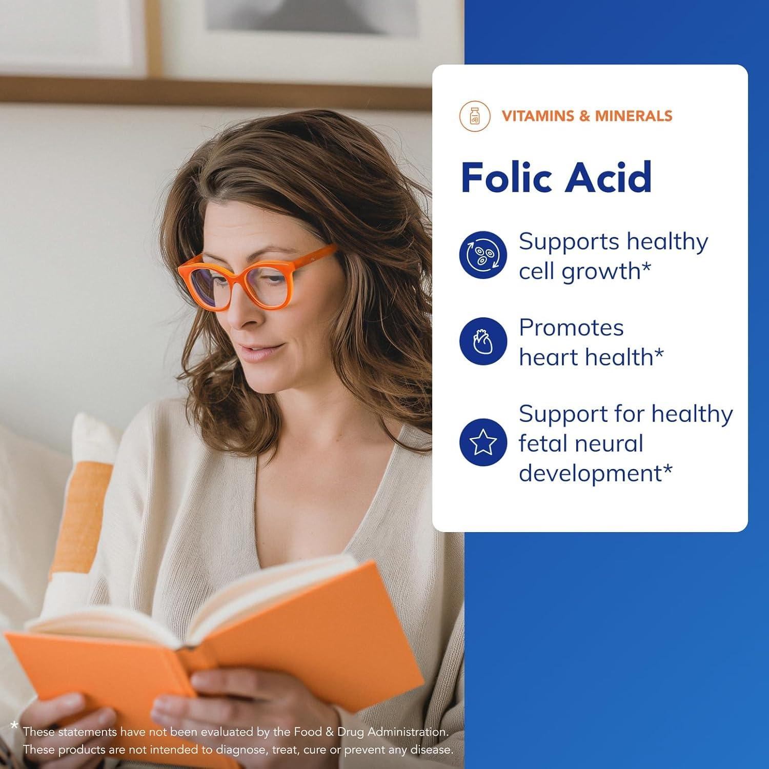 image:imagePure Encapsulations Folic Acid Hypoallergenic Dietary Supplement 60 Capsules