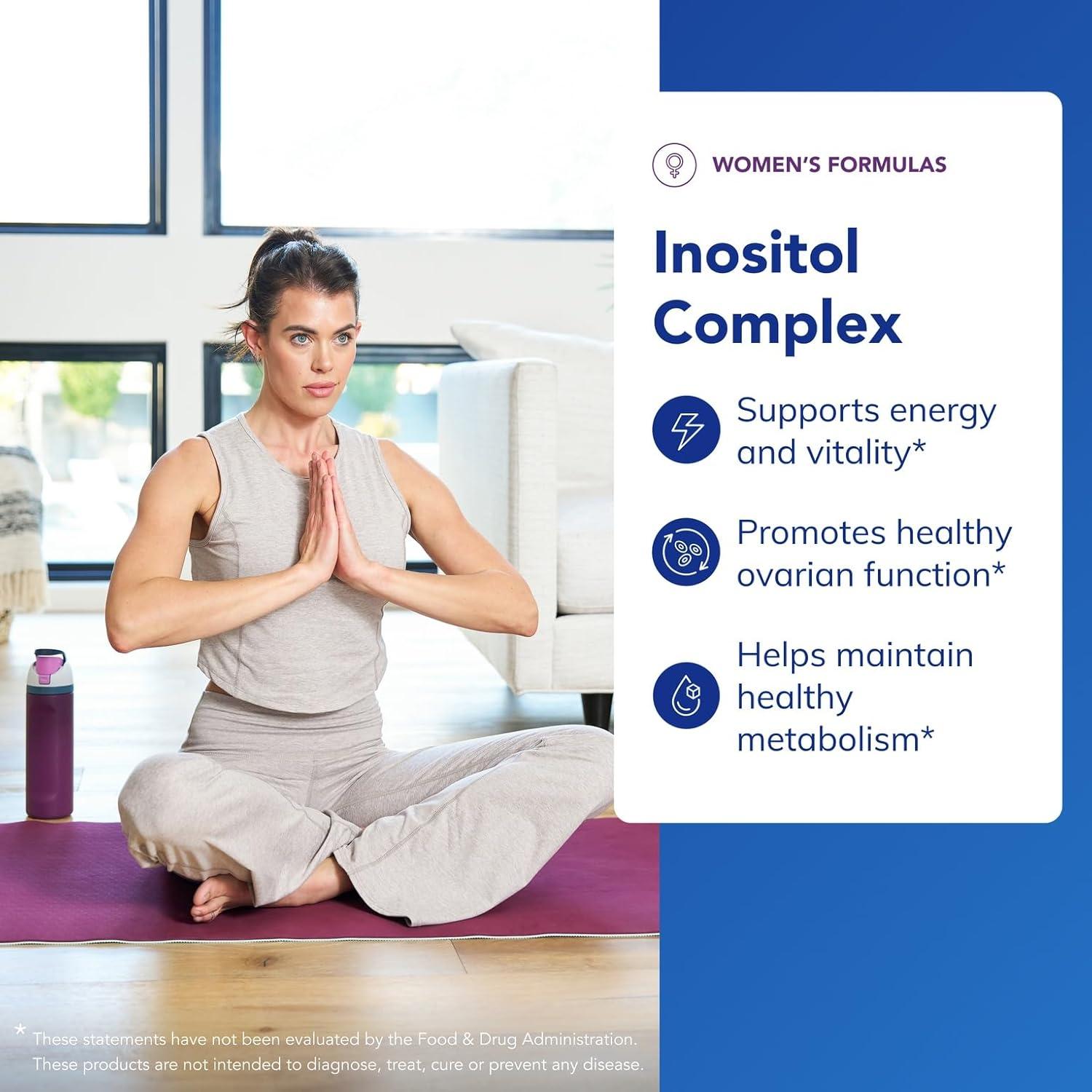 image:imagePure Encapsulations Inositol Complex Supplement to Support Energy Healthy Metabolism and Ovarian Function 60 Capsules