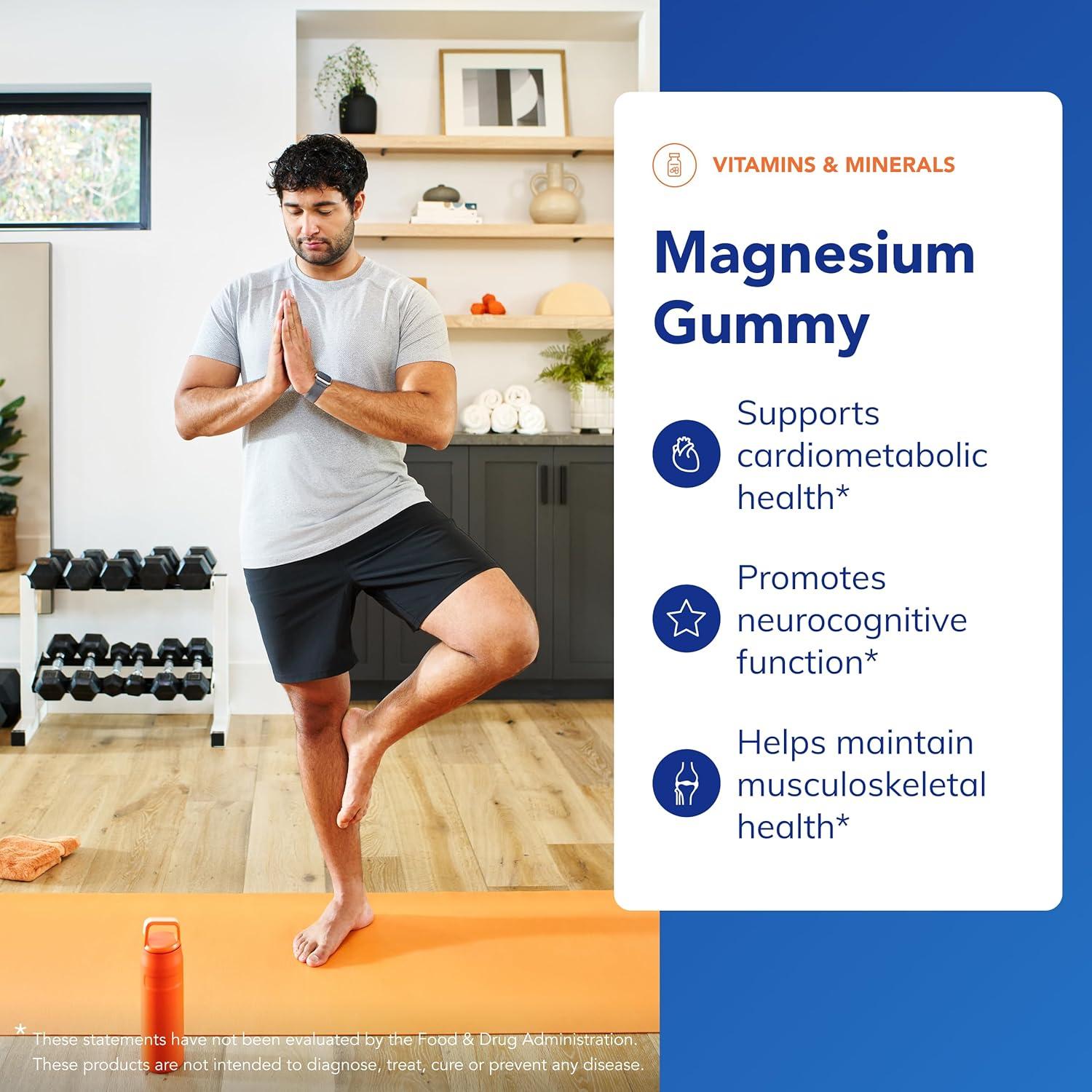 image:imagePure Encapsulations Magnesium Gummy Magnesium Citrate Supports Heart Health amp Relaxation for Children amp Adults Vegan amp lt05g Sugar per Gummy 60 Gummies