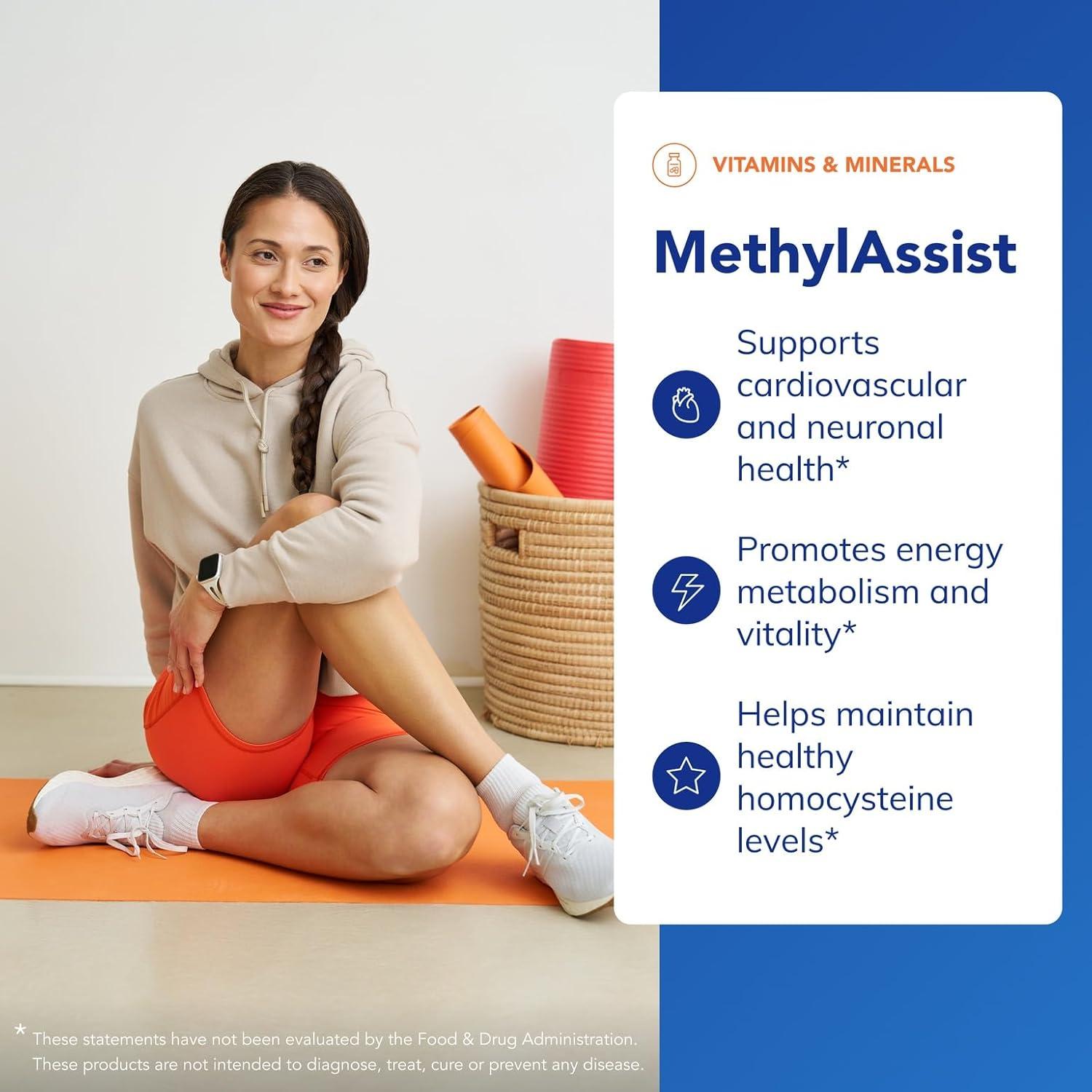 image:imagePure Encapsulations MethylAssist 90s B Vitamin Complex Methylation Support Heart Health amp Brain Health NonGMO amp Gluten Free 90 Capsules