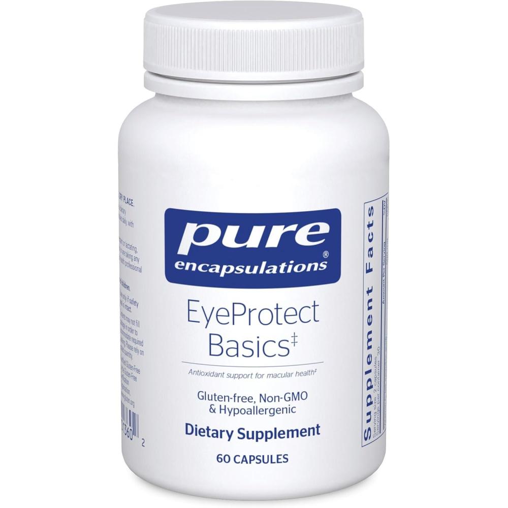 image:imagePure Encapsulations EyeProtect Basics Key Antioxidant Support for Eye Health 60 Capsules