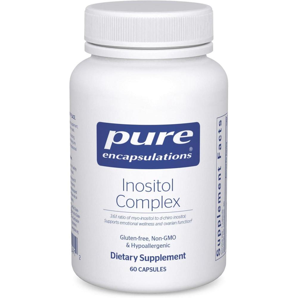 image:imagePure Encapsulations Inositol Complex Supplement to Support Energy Healthy Metabolism and Ovarian Function 60 Capsules