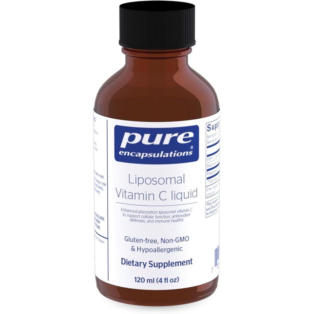 image:imagePure Encapsulations Liposomal Vitamin C Support for Cellular Function Antioxidant Defenses and Immune Health 4 fl oz