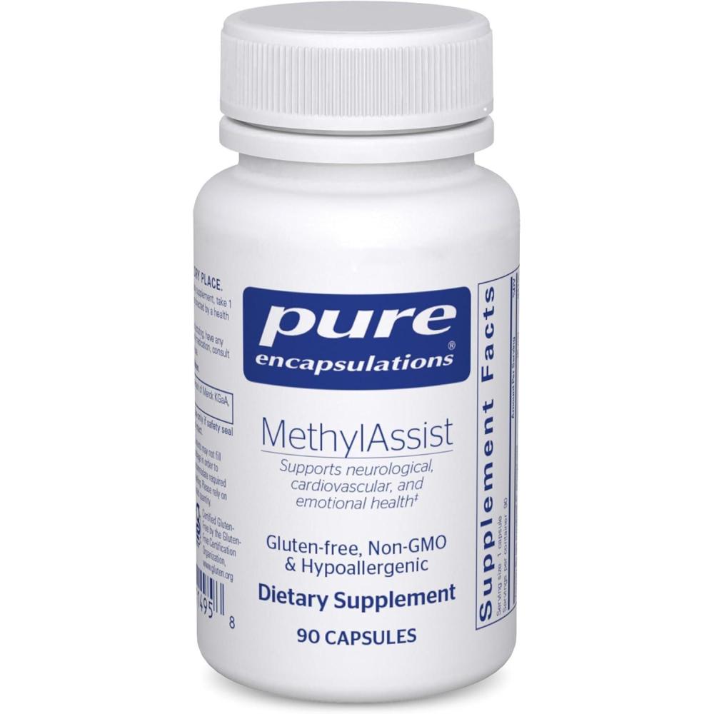 image:imagePure Encapsulations MethylAssist 90s B Vitamin Complex Methylation Support Heart Health amp Brain Health NonGMO amp Gluten Free 90 Capsules