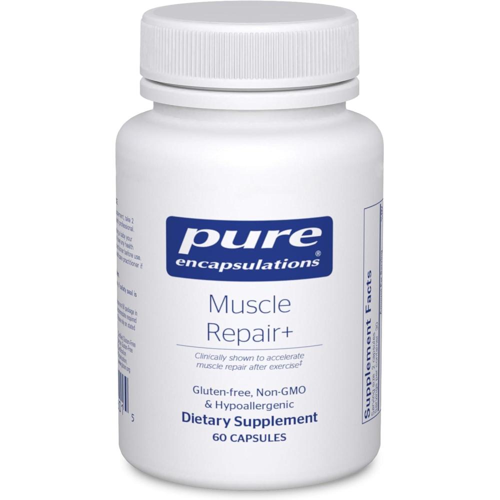 image:imagePure Encapsulations Muscle Repair Athletic Nutritional Dietary Supplement Supports Muscle Fiber Recovery Rate Cell Repair amp Function for Active Lifestyles 60 Capsules