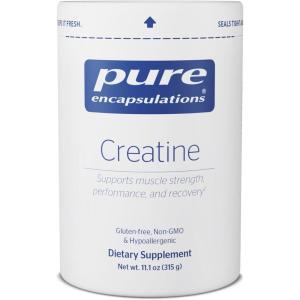 Pure Encapsulations Creatine – Creatine Supplement – Muscle Strength, Performance & Recovery – Pre-Workout Recovery Powder – Gluten-Free, Non-GMO & Hypoallergenic – 315 g (60 Servings)