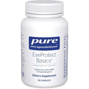 Pure Encapsulations EyeProtect Basics | Key Antioxidant Support for Eye Health | 60 Capsules