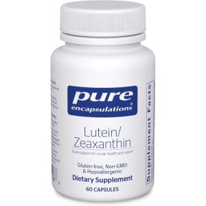 Pure Encapsulations Lutein & Zeaxanthin – Supports Overall Vision* – Maintains Macular Pigment & Eye Health* – Antioxidant Support* – Vegan-Friendly & Non-GMO – 120 Capsules(60 Count (Pack of 1))